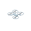 Kynto drone floating in mid air.